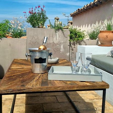 Townhouse Mougins In The Old Village, Fantastic View, Sea And Mountains Exterior foto